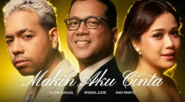 Lirik Lagu Makin Aku Cinta, Glenn Samuel feat. Brisia Jodie & Andi Rianto dari Album GLENN (Sumber : Youtube /@Glenn Samuel)
