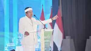 Gubernur Jawa Barat Dedi Mulyadi di West Java Investment Summit 2025. (Sumber : Humas Jabar).