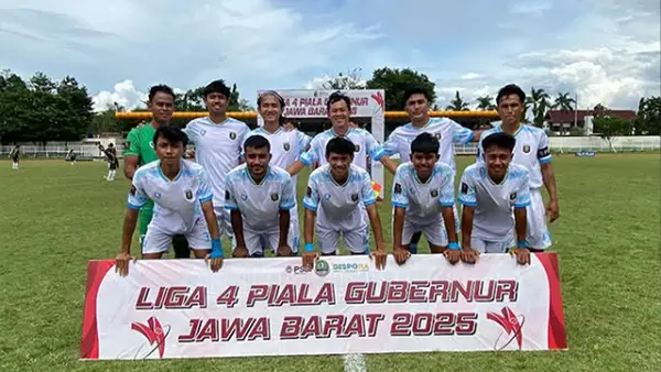 Skuad Persikabumi di Liga 4 Seri 1 Piala Gubernur Jawa Barat 2025. (Sumber : Dok Persikabumi).