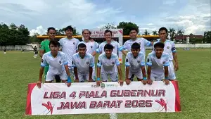 Skuad Persikabumi di Liga 4 Seri 1 Piala Gubernur Jawa Barat 2025. (Sumber : Dok Persikabumi).
