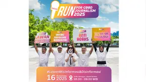 Lewat Fun Run, Forum Pemred satukan langkah demi menggaungkan semangat Good Journalism.