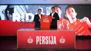 Rizky Ridho sepakat memperpanjang kontrak bersama Persija Jakarta hingga 2028 (Sumber: web/persija.id)