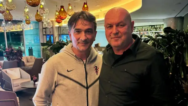 Bojan Hodak melakukan pertemuan dengan Zlatko Dalic pelatih Timnas Kroasia (Sumber: Instagram/@bojanhodakluka)