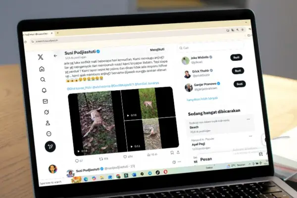 Cuitan dari tokoh publik seperti Susi Pudjiastuti biasanya langsung menarik perhatian media massa, yang akan meliput masalah ini, sehingga memberikan tekanan publik kepada instansi terkait. (foto;X/@SusiPudiastuti)