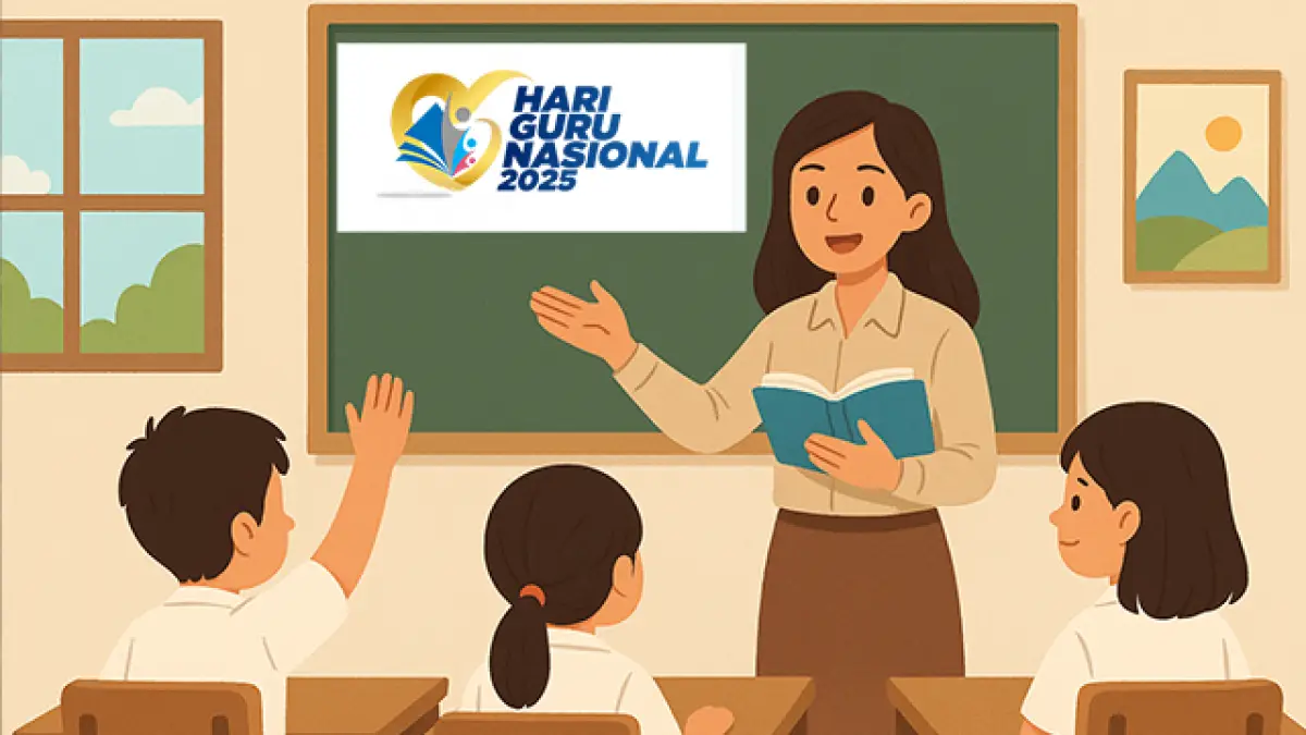 Hari Guru Nasional 25 November: Sejarah, Tema 2025, dan Link Download Logo