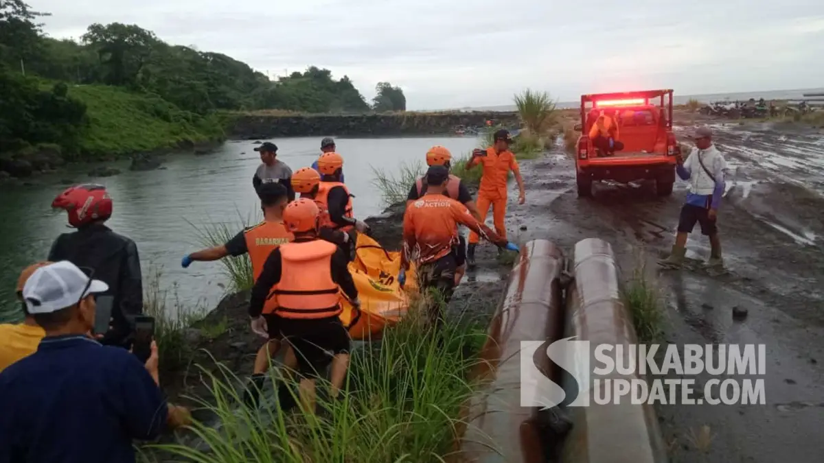 Pemancing Hilang di Pantai Cikeueus Sukabumi Ditemukan Tewas, 1 Masih Pencarian