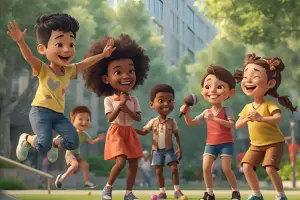 Permainan anak-anak tradisional berfungsi sebagai peta yang hidup, menunjukkan warisan budaya dan sejarah di seluruh dunia (Ilustrasi: CanvaAI)