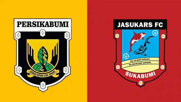 Dua klub asal Kabupaten Sukabumi, Persikabumi dan Jasukars FC yang musim ini berkompetisi di Liga 4 Seri 1. (Sumber : Instagram Persikabumi dan Jasukars FC).