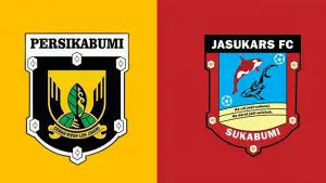 Dua klub asal Kabupaten Sukabumi, Persikabumi dan Jasukars FC yang musim ini berkompetisi di Liga 4 Seri 1. (Sumber : Instagram Persikabumi dan Jasukars FC).