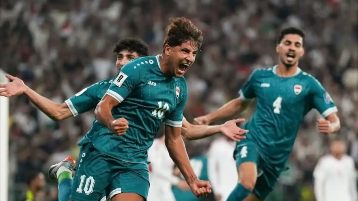 Gol Penalti Al-Ammari di Injury Time Bawa Irak Selangkah Lagi ke Piala Dunia 2026