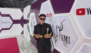 Siprianus Bhuka Tak Menyangka ‘Tabola Bale’ Bawa Pulang Piala AMI Awards 2025 (Sumber : Instagram/@siletopenup)