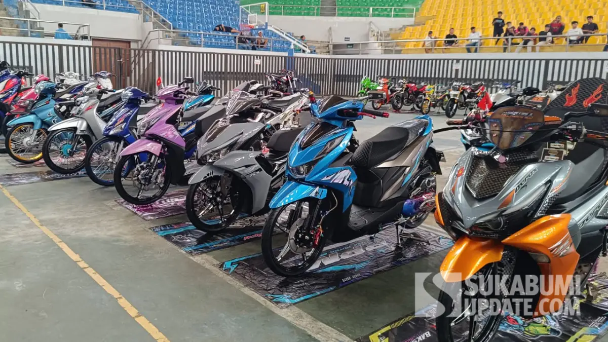 70 Motor Adu Gaya Dalam Kontes Modifikasi Motor di Palabuhanratu Sukabumi