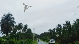 PJU ornamen sunda bakal terangi akses jalan menuju pantai ujunggenteng sukabumi (Sumber: SPPJJ Wilayah IV)