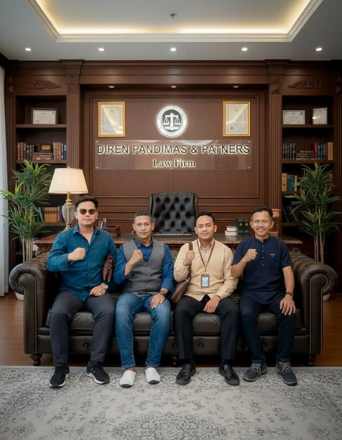 Kuasa Hukumnya Diren Pandimas & Patners yang terdiri dari para advokat Robi Cahyadi S.H dan Rano Suhendra S S.H.