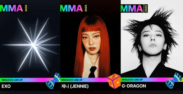 Line Up Final Melon Music Awards 2025, ada EXO, Jennie, hingga G-Dragon (Sumber : Instagram/@melon_music)
