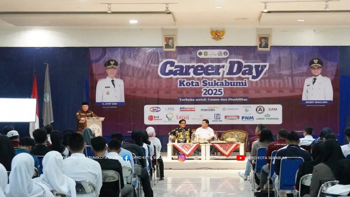 1.616 Pencari Kerja Padati Career Day, Dewan Kota Sukabumi Dukung Generasi Muda Siapkan Karir