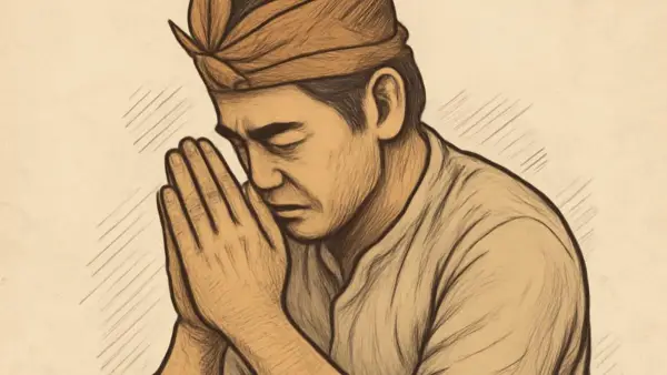 Ilustrasi orang sunda (Sumber: copilot)