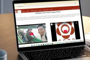 Oxford akui penuh kontribusi peneliti BRIN & lokal Indonesia (Septian Andriki) dalam penemuan Rafflesia hasseltii di Sumatera. Polemik ini jadi sorotan etika kolaborasi riset internasional. (Tangkapan layar: ccrr.obga.ox.ac.uk)