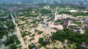 Penampakan banjir di Sumatera | Foto : Dok. Ist
