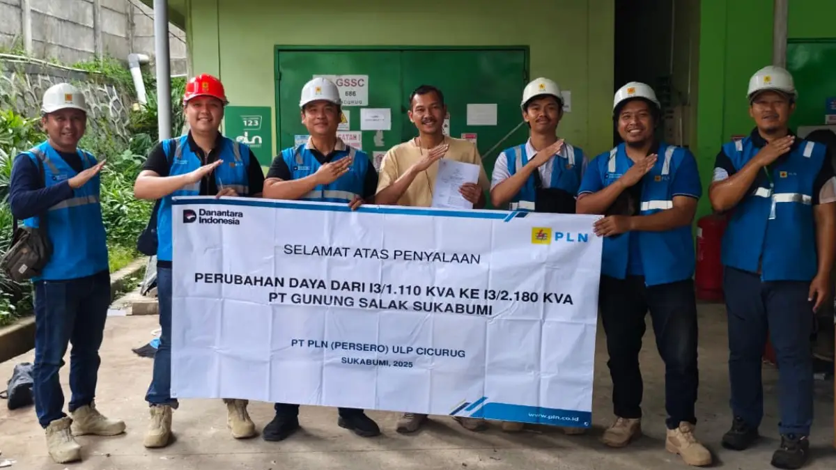 PLN Sukabumi Perkuat Sektor Industri: Penambahan Daya PT Gunung Salak 2.180 KVA