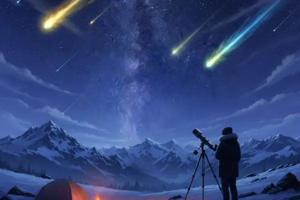 Desember Ber-nya Apa? Berhadiah Geminid Asteroid yang Berkilauan di Ujung Tahun 2025 (GenImage: gemini)