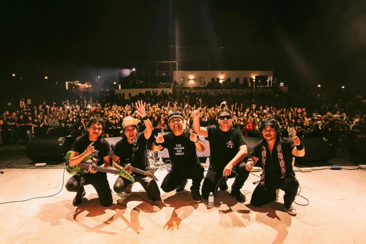 Edane, Band yang selalu gonta-ganti vokalis dengan formasi masa kini dalam sebuah gelaran Rock (Credit Foto: Eet Sjahranie)