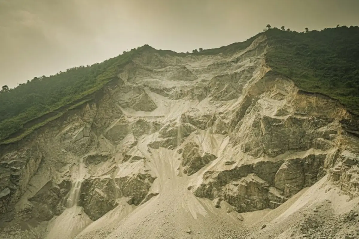 Ilustrasi tambang pasir di Jawa Barat