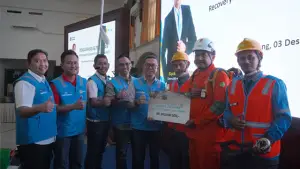 Personel Relawan PLN Unit Induk Distribusi (UID) Jawa Barat, yang akan berangkat ke wilayah terdampak bencana di Sumatera. (Sumber : PLN)
