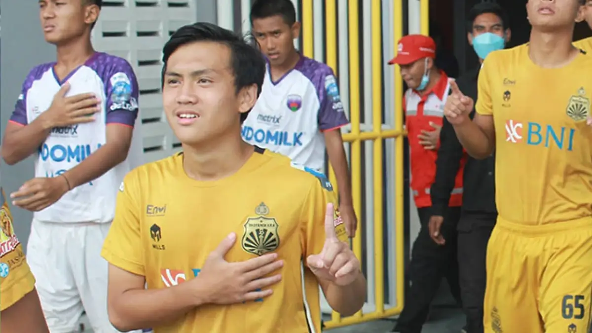 Bani Satriani saat membela Bhayangkara U18.