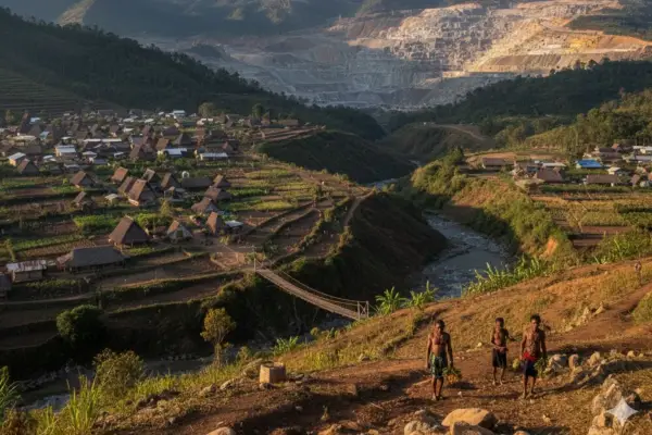 Kehidupan miskin di pedalaman Papua seringkali terperangkap dalam lingkaran isolasi dan keterbatasan akses. (Foto:gemini)