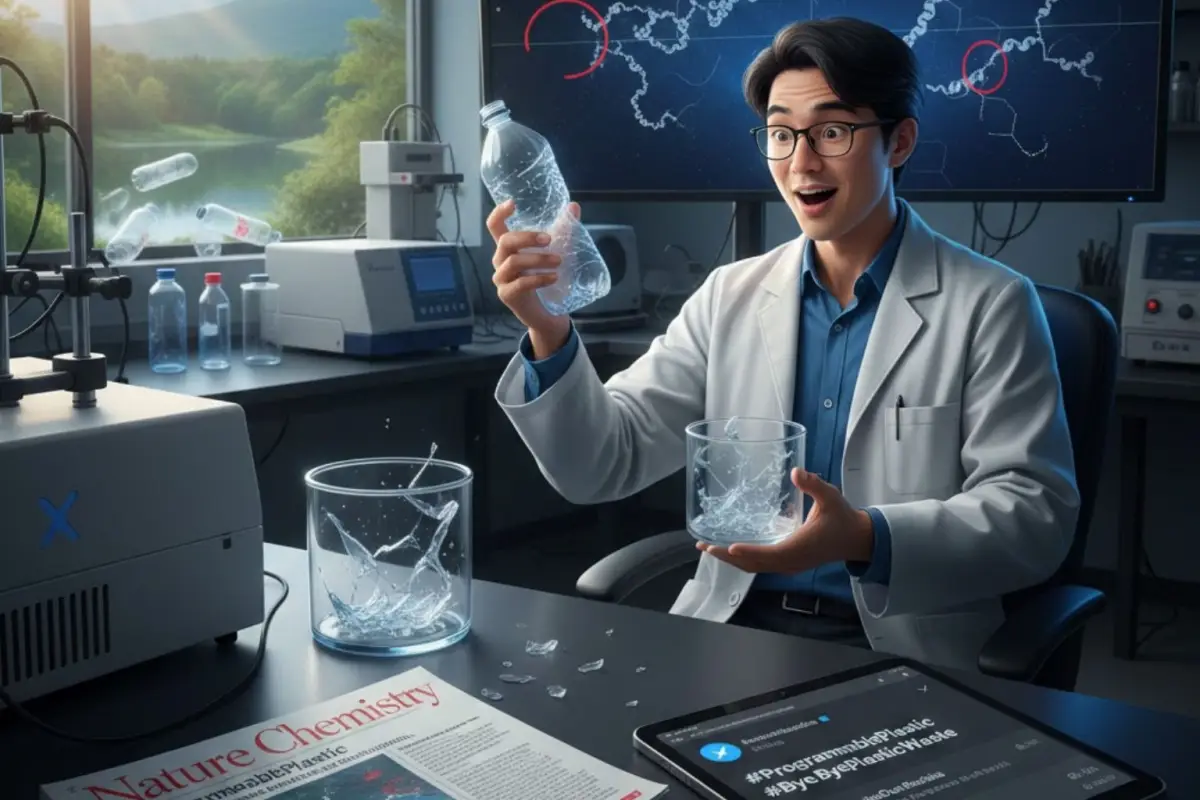 Akhirnya Plastik Tahu Kapan Harus 'Mati' dengan Menghancurkan Dirinya Sendiri.