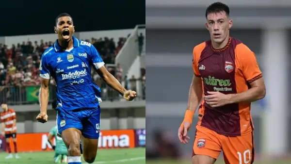 Barros dan Peralta akan beradu tajam di pertandingan hari Jumat nanti, keduanya sama-sama menjadi top skor sementara bagi timnya. (Sumber: Instagram/@uilliambarros94 & @marianoperalta.9)