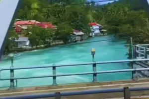 Misteri Kejernihan Sungai: Ketika Alam Membersihkan Diri Setelah Badai (Sumber gambar: Tangkapan layar reels netizen)