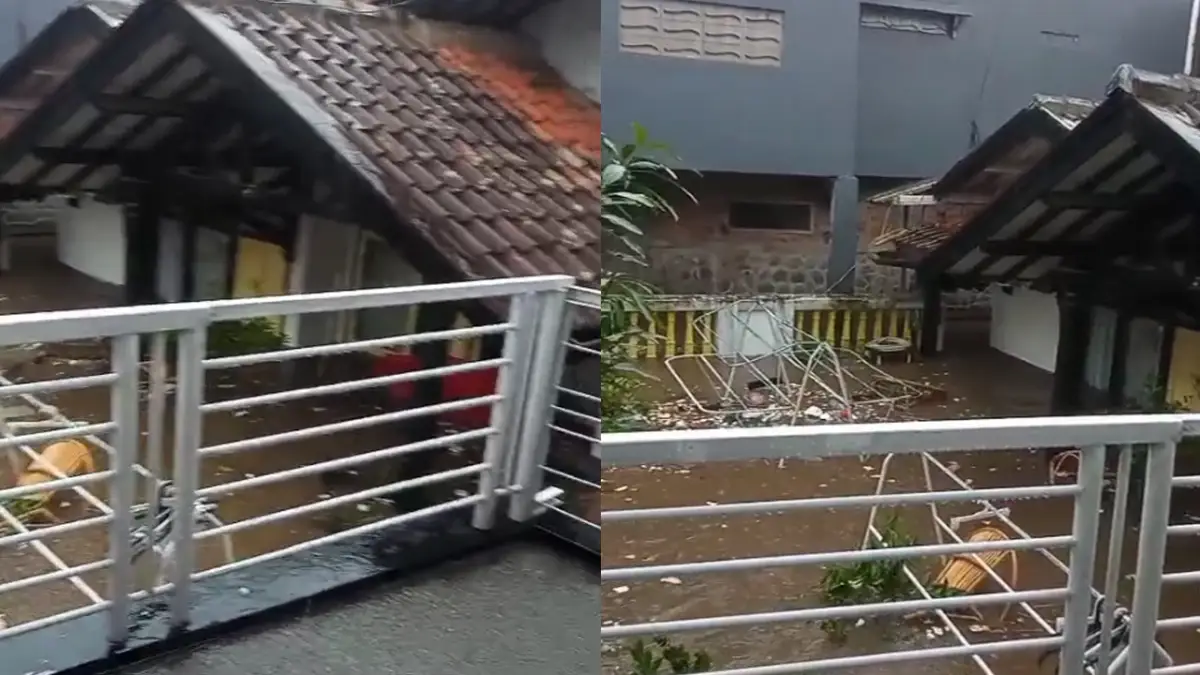 Banjir Rendam Satu Rumah Warga di Selaawi Sukabumi