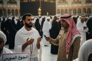 Arab Saudi Memperketat Aturan Fotografi di Dua Masjid Suci Jelang Haji 2026 (Ilustrasi:Sora)