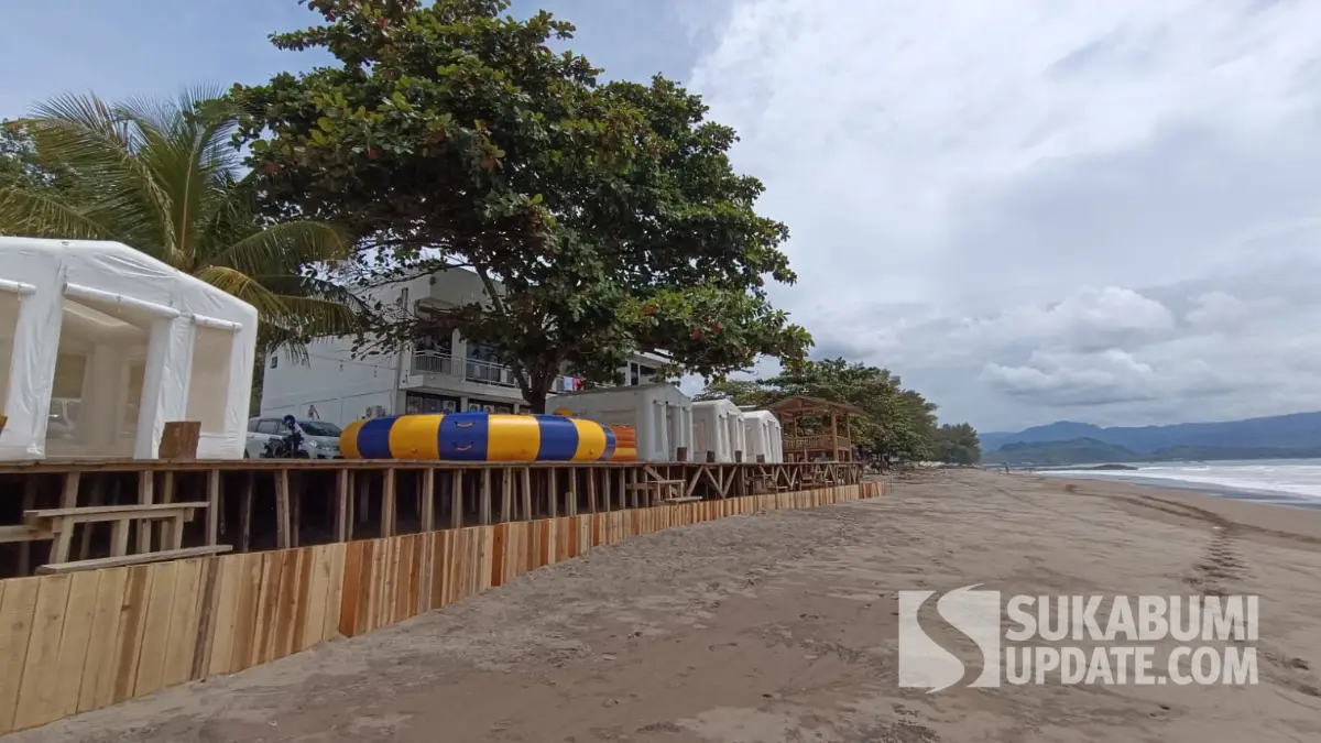 Glamping Milik WNA? Tutup Jogging Track Pantai Citepus, Warga Protes! Kades: Kami Kecolongan