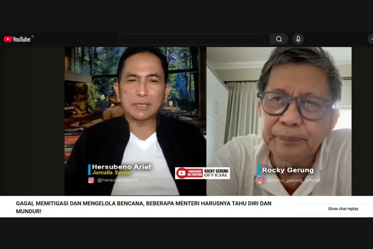 Rocky Gerung Kritik Keras Pencitraan Sebagai Pameran Kemanusiaan Palsu