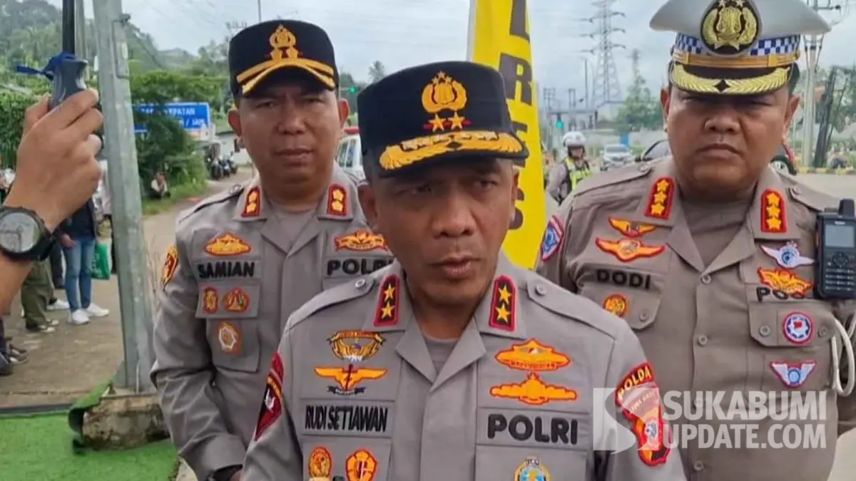 Kapolda Jabar Tinjau Pintu Tol Parungkuda, Antisipasi Kemacetan dan Bencana Jelang Nataru