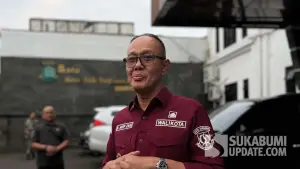 Wali Kota Sukabumi, Ayep Zaki saat diwawancara. (Sumber: SU/Turangga Anom)