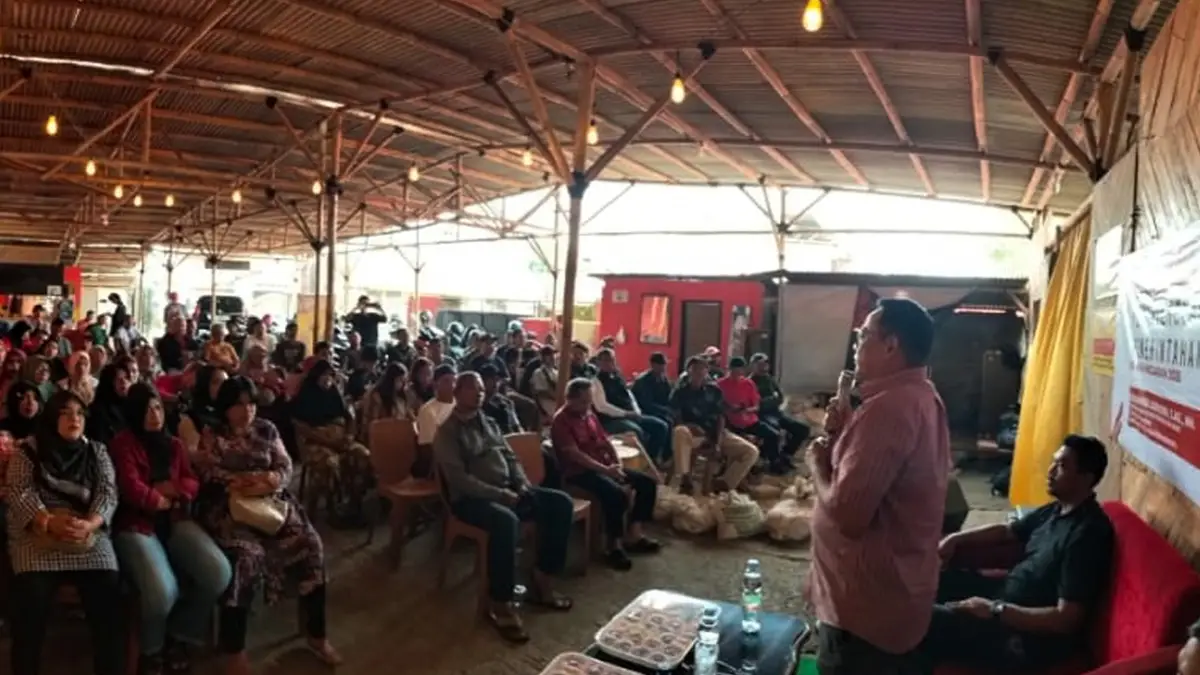 Legislator Jabar Muhammad Jaenudin Bahas Penguatan Ekonomi Rakyat di Cibadak Sukabumi