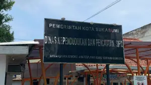 Kantor Disdukcapil Kota Sukabumi di Jalan Bhayangkara, Kecamatan Cikole. | Foto: Istimewa