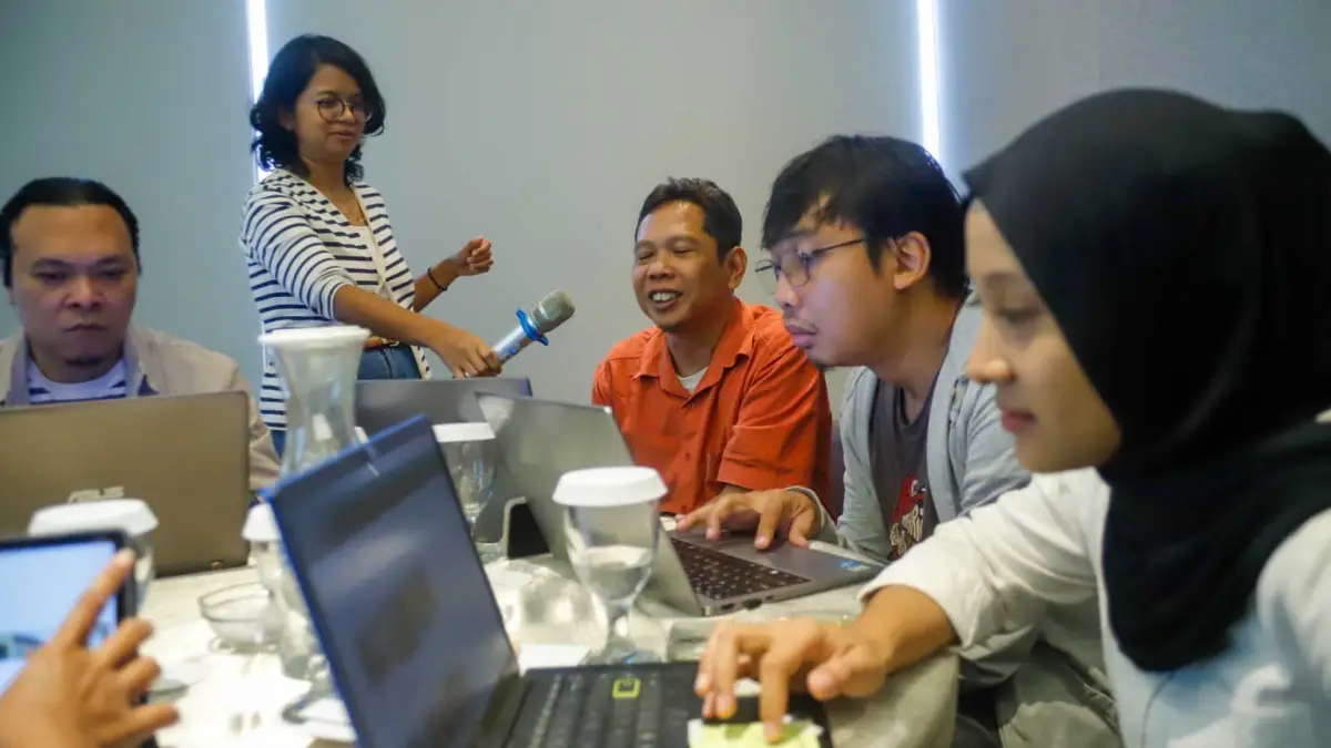 Intensif! Para peserta Training of Trainers (ToT) 