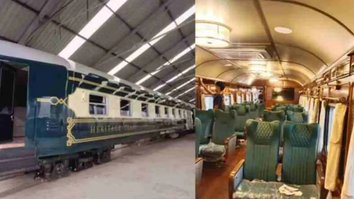 Interior dan eksterior Kereta Wisata Jaka Lalana. | Foto: Tangkapan layar video/istimewa