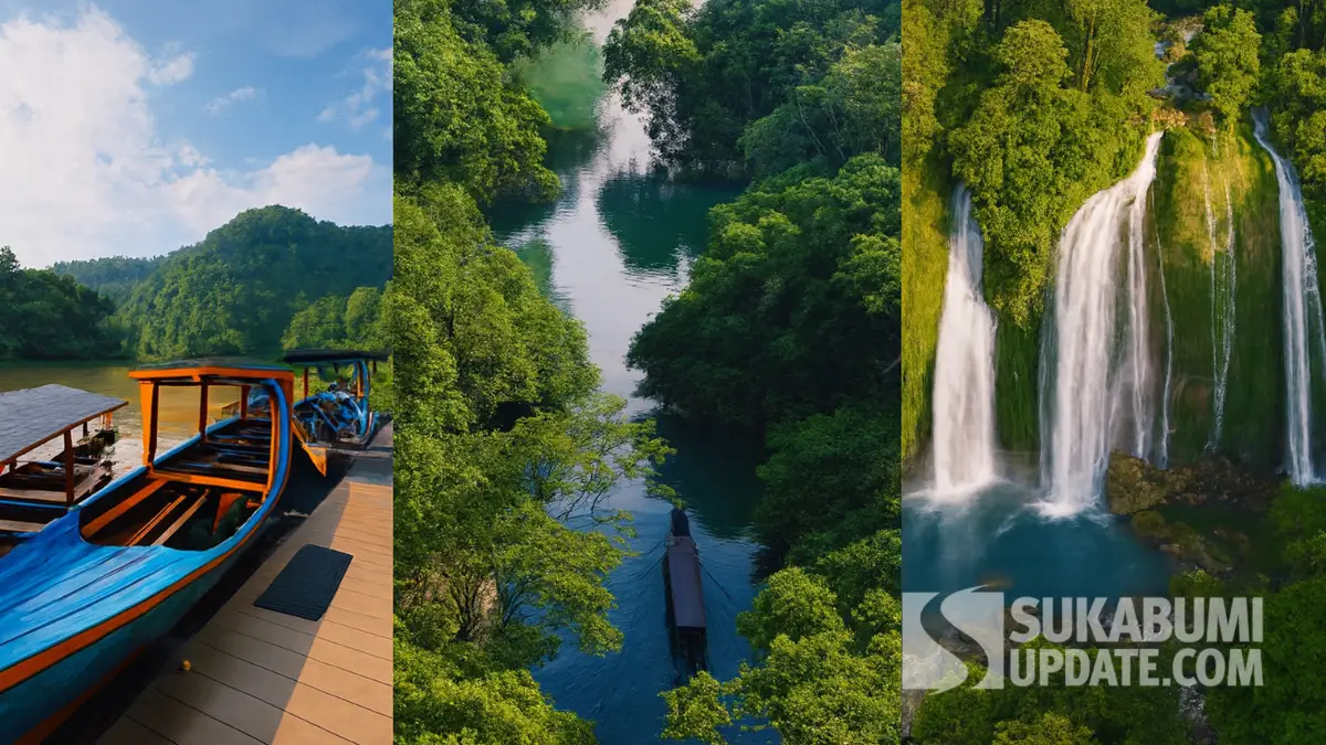 Wisata Alam Curug Cikaso Sukabumi Jelang Libur Nataru: Rute, HTM, Sewa Perahu, Parkir dan Fasilitas