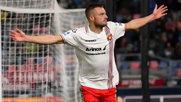 Selebrasi Jamie Vardy setelah mencetak gol ke gawang Juventus (Sumber: web/espn.com)