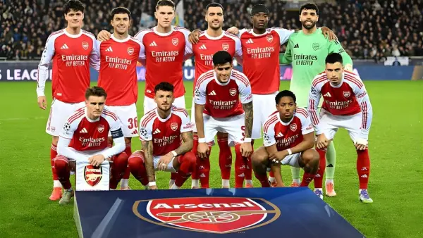 Starting line up Arsenal saat menghadapi Club Brugge di pentas Liga Champions (Sumber: web/arsenal.com)