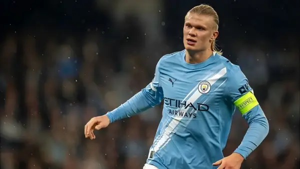 Aksi Erling Haaland saat menghadapi Chelsea di ajang Liga Inggris. (Sumber: Instagram/@erling)