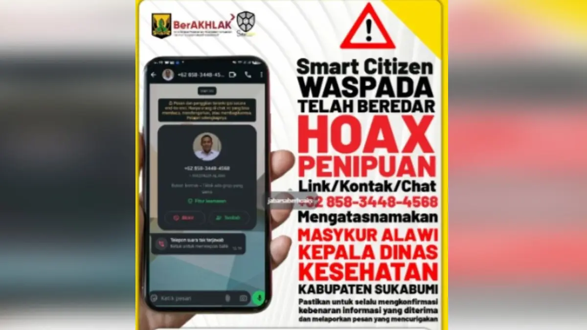 Baru Dilantik Jadi Kadinkes Kabupaten Sukabumi, Masykur Alawi Dibajak Akun WA Penipuan