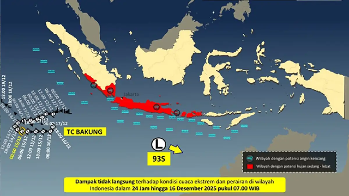 Potensi cuaca di wilayah Indonesia. | BMKG