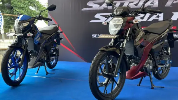 PT Suzuki Indomobil Sales (PT SIS) merilis motor ikonik yakni Satria F150 dan Satria PRO. (Sumber: suzuki)